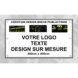 DESIGN BACHE PUBLICITAIRE