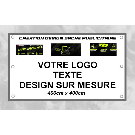DESIGN BACHE PUBLICITAIRE