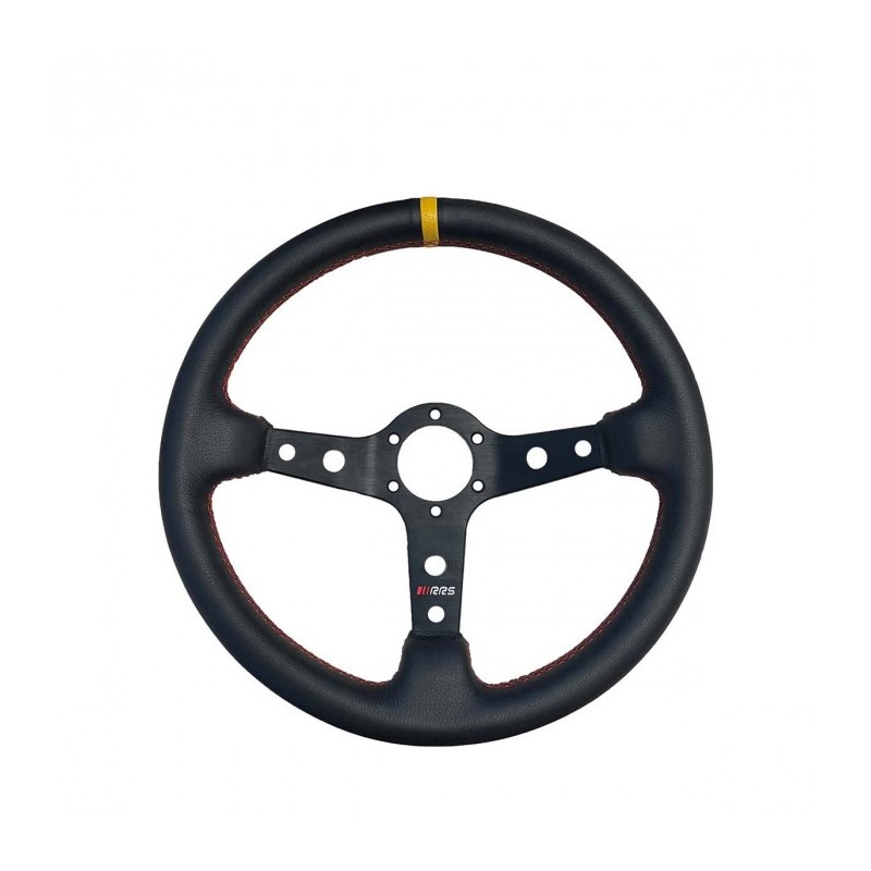 VOLANT RRS CUIR NOIR 350mm T65