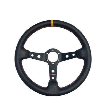 VOLANT RRS CUIR NOIR 350mm T65