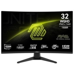 MSI MAG 321CQF E18 31.5" QHD 180Hz Incurvé