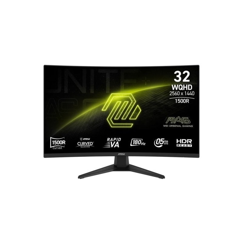 MSI MAG 321CQF E18 31.5" QHD 180Hz Incurvé